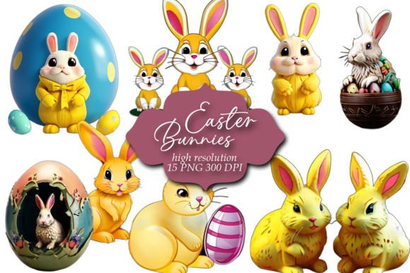 Download Easter Clipart, Easter Bunnies Clip Art - Easter clipart Collection