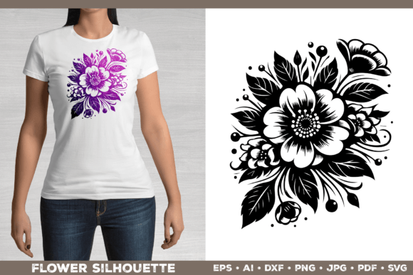 Download Flower Design SVG. Elegant Flower Design - Elegant Collection