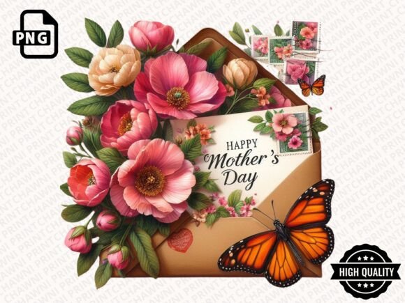 Download Mother's Day Floral Clipart PNG - Day Collection
