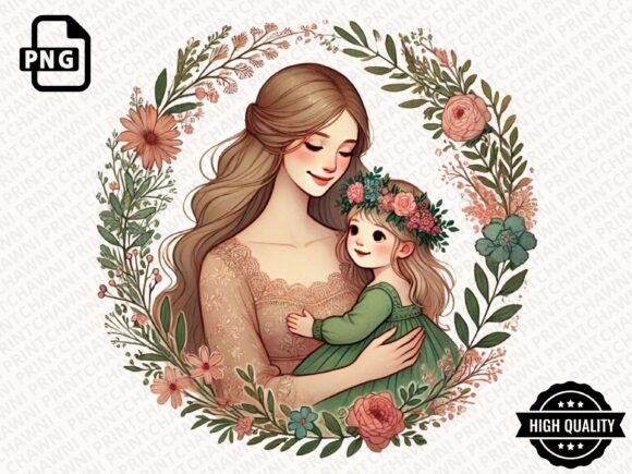 Download Watercolor Mother's Day Floral Clipart - Day Collection