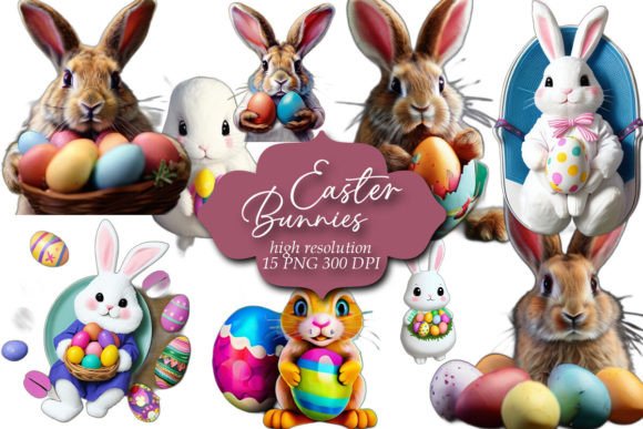 Download Easter Clipart, Easter Bunnies Clip Art - Easter clipart Collection