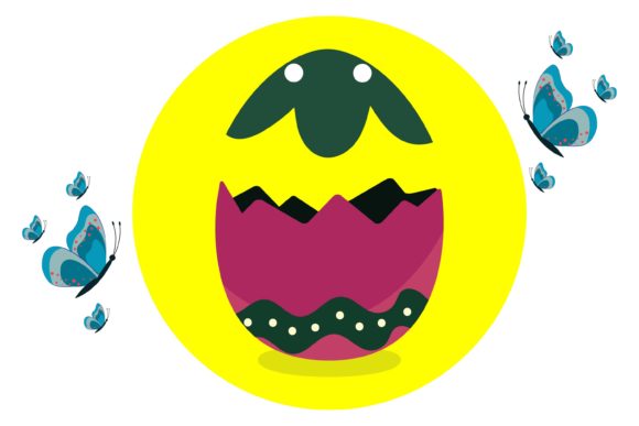 Download Easter Egg Butterfly Decoration Yellow - Yellow Collection