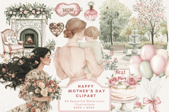 Download Happy Mother's Day Clipart - Day Collection