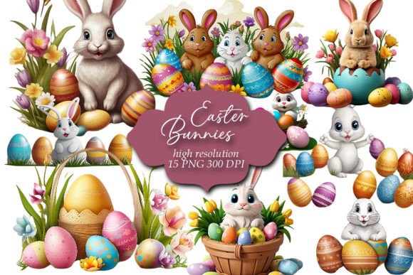 Download Easter Clipart, Easter Bunnies Clip Art - Easter clipart Collection
