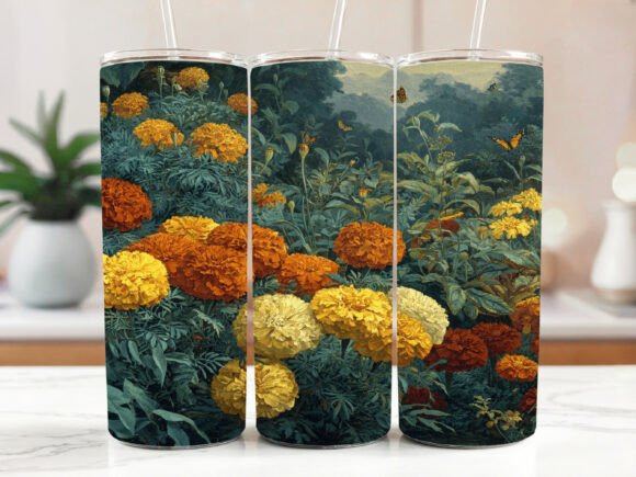 Download Yellow Orange Daisy Marigold Watercolor - Yellow Collection