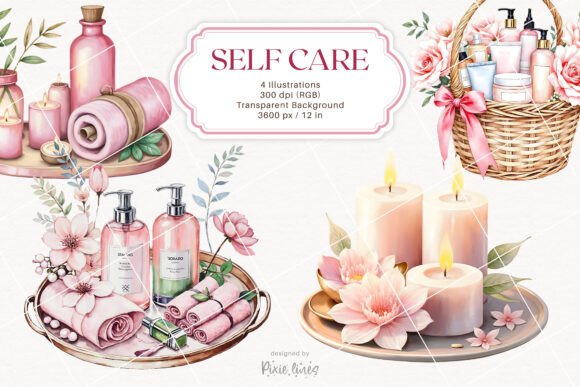 Download Self Care, Spa Day, Beauty Products - Day Collection