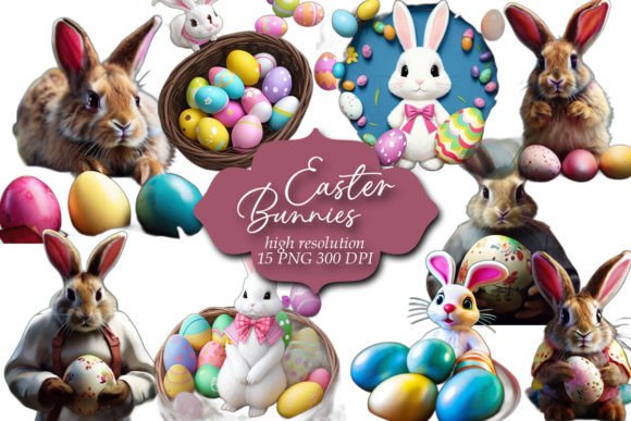 Download Easter Clipart, Easter Bunnies Clip Art - Easter clipart Collection