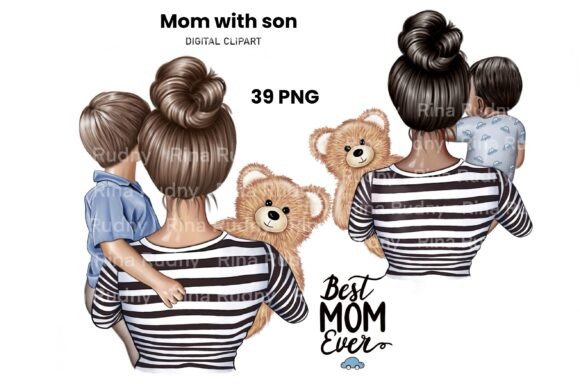Download Mom Clipart, Mother’s Day , Son Png - Day Collection