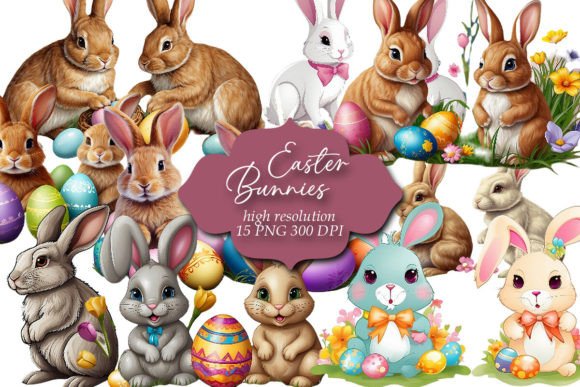 Download Easter Clipart, Easter Bunnies Clip Art - Easter clipart Collection