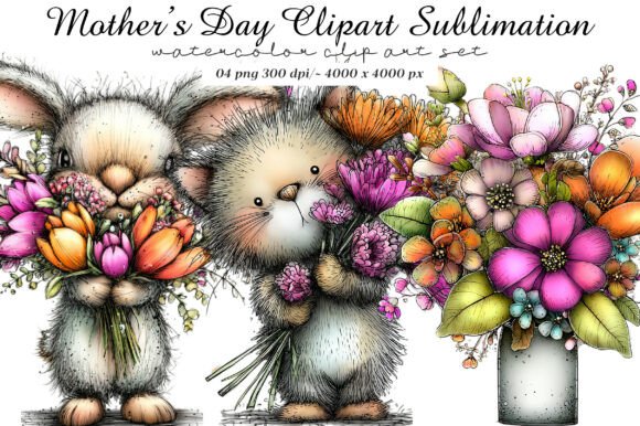 Download Mother’s Day Clipart Sublimation - Day Collection