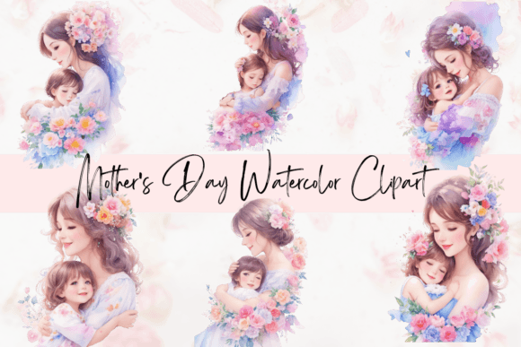 Download Happy Mother's Day Clipart Bundle - Day Collection