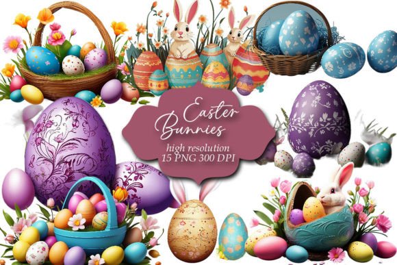 Download Easter Clipart, Easter Bunnies Clip Art - Easter clipart Collection