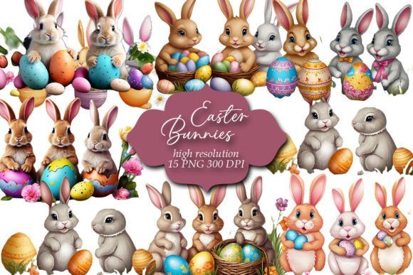 Download Easter Clipart, Easter Bunnies Clip Art - Easter clipart Collection