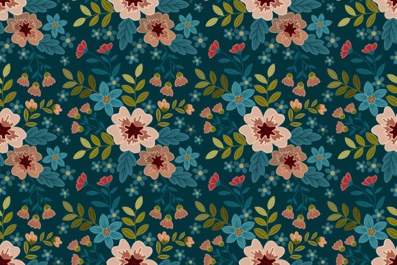 Download Elegant Flower Design Seamless Pattern. - Elegant Collection