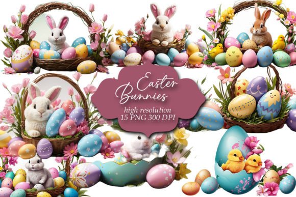 Download Easter Clipart, Easter Bunnies Clip Art - Easter clipart Collection