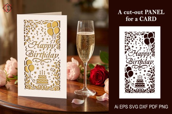 Download Happy Birthday Card Panel - Day Collection
